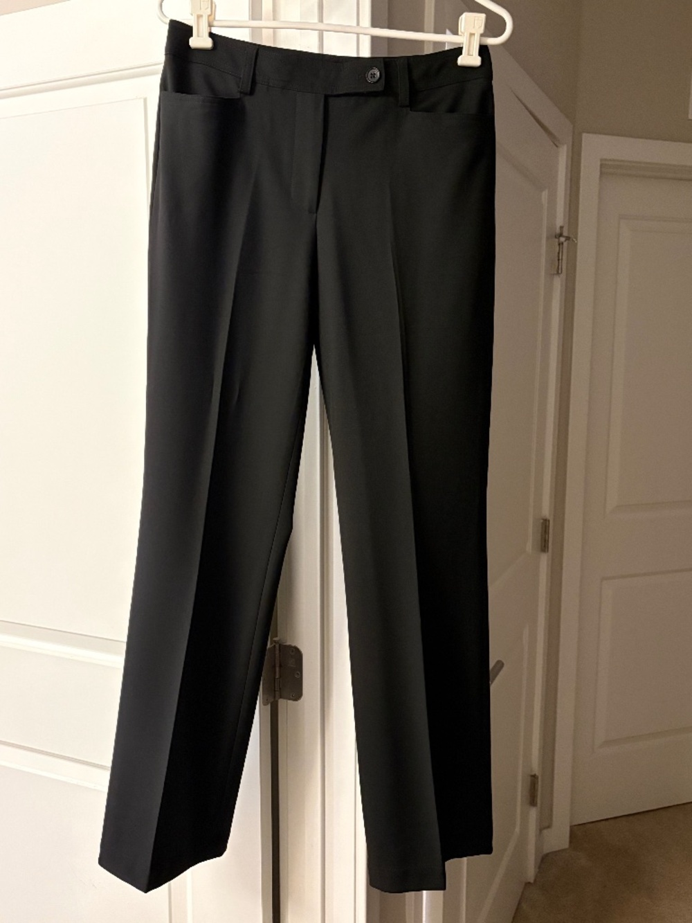 Talbots Heritage Wool Blend Pants Black Women’s Size 6 NWT